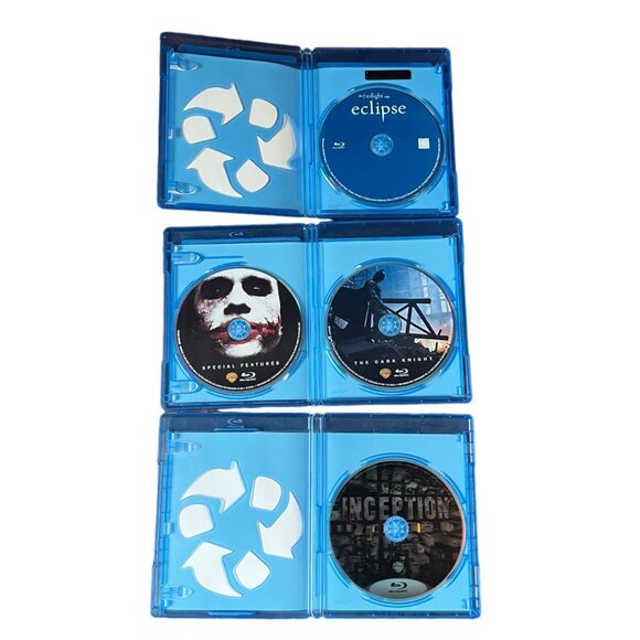 3-Blue Ray Bundle: The Twilight Saga Eclipse, The Dark Knight, Inception - Picture 3 of 7